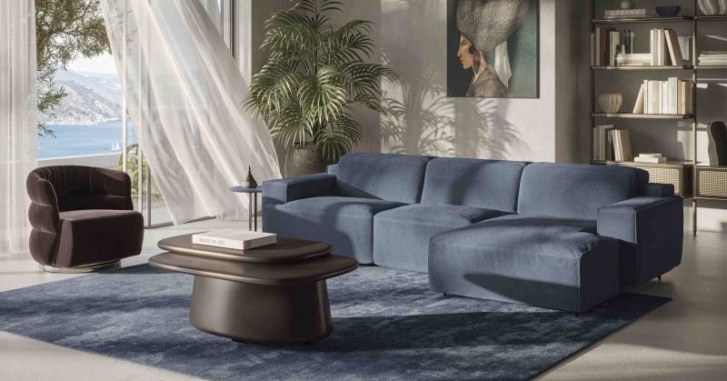 canapé en tissu Natuzzi